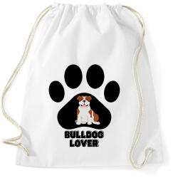 printfashion Bulldog Lover - Sportzsák, Tornazsák - Fehér (14088623)