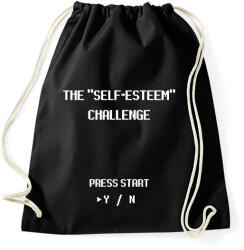 printfashion The "Self-Esteem" Game - Sportzsák, Tornazsák - Fekete (2469803)