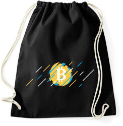printfashion BITCOIN 4 EVER 64 - Sportzsák, Tornazsák - Fekete (6202999)