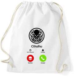 printfashion Call of Cthulhu - Sportzsák, Tornazsák - Fehér (1437473)
