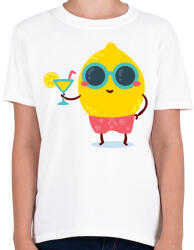 printfashion Nyár - Gyerek póló - Fehér (5153321)