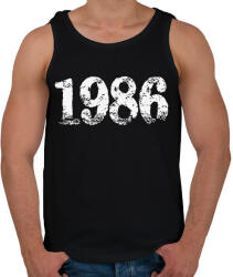 printfashion 1986 - Férfi atléta - Fekete (6196845)