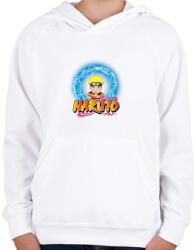 printfashion Naruto - Gyerek kapucnis pulóver - Fehér (14246529)