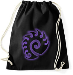 printfashion Zerg - Sportzsák, Tornazsák - Fekete (1758201)