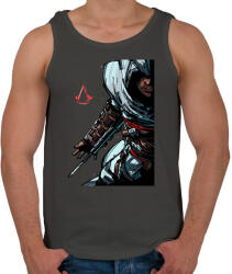 printfashion Assasins Creed - Férfi atléta - Sötétszürke (1736098)