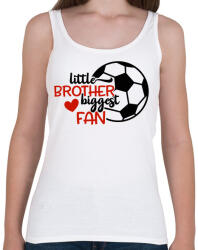 printfashion Little brother biggest fan - Női atléta - Fehér (4951458)
