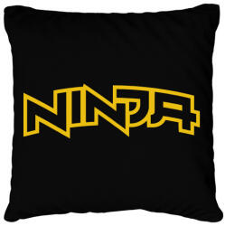 printfashion Ninja - Párnahuzat, Díszpárnahuzat - Fekete (3028361)