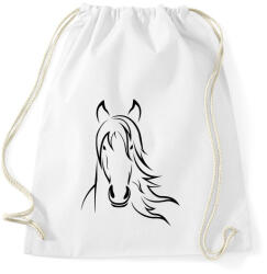 printfashion Ló minta - Sportzsák, Tornazsák - Fehér (5044485)