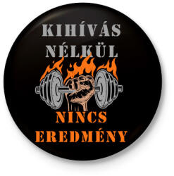 printfashion Kihívás -> Eredmény - Kitűző, hűtőmágnes - Fekete (4606022)