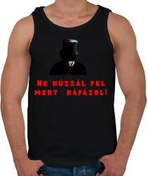 printfashion Ne húzzál fel - Férfi atléta - Fekete (1493613)