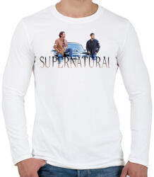 printfashion Supernatural - Férfi hosszú ujjú póló - Fehér (16306332)