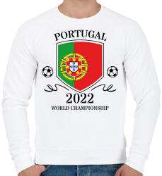 printfashion Portugal 2022 - Férfi pulóver - Fehér (10791155)