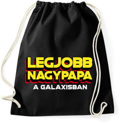 printfashion LEGJOBB NAGYPAPA A GALAXISBAN - Sportzsák, Tornazsák - Fekete (11570882)