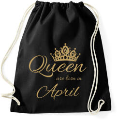 printfashion Queen - Sportzsák, Tornazsák - Fekete (4657792)
