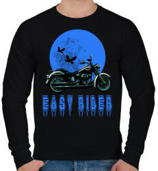 printfashion easy rider - Férfi pulóver - Fekete (10732955)
