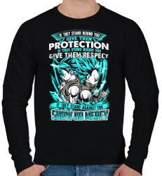 printfashion Dragonball - Bölcsesség - Férfi pulóver - Fekete (977152)