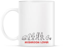 printfashion Mushroom lover (világos) - Bögre - Fehér (998803)