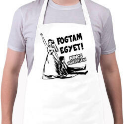 printfashion Fogtam egyet - Lánybúcsús póló - Kötény - Fehér (16456244)