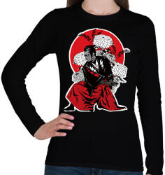 printfashion samurai - Női hosszú ujjú póló - Fekete (6114664)