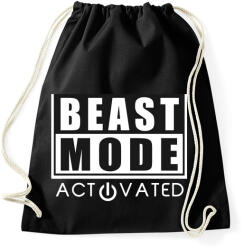 printfashion BEAST MODE - Sportzsák, Tornazsák - Fekete (932837)
