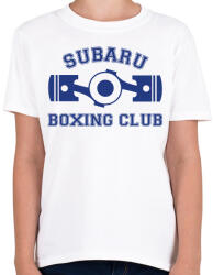 printfashion Subaru Boxing Club - Gyerek póló - Fehér (2112067)