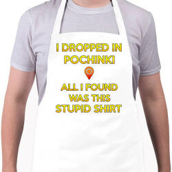 printfashion PUBG - I Dropped in Pochinki - Kötény - Fehér (4903100)