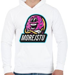 printfashion Morejstu - Férfi kapucnis pulóver - Fehér (2535218)