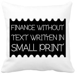 printfashion Finance-without-text-written-in-small-print - Párnahuzat, Díszpárnahuzat - Fehér (6073123)