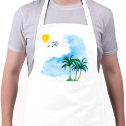 printfashion NYÁRI KÉP - Kötény - Fehér (4906112)