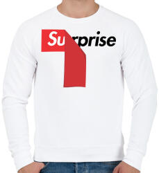 printfashion Surprise - Férfi pulóver - Fehér (1696532)