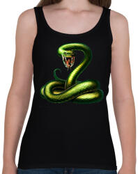 printfashion snake - Női atléta - Fekete (1502445)