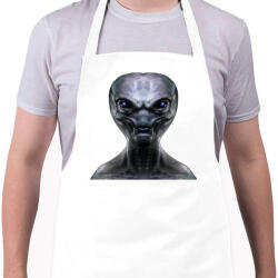 printfashion Alien - Kötény - Fehér (5206351)