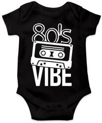 printfashion 80's vibe - Baba Body - Fekete (13306567)