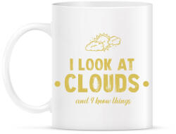 printfashion I look at clouds - Bögre - Fehér (7441878)