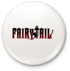 printfashion Fairy Tail logo - Kitűző, hűtőmágnes - Fehér (3089333)