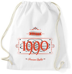 printfashion since-1990-red-black - Sportzsák, Tornazsák - Fehér (531662)