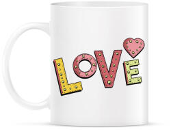 printfashion LOVE- szerelem - Bögre - Fehér (4312701)