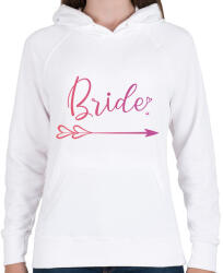 printfashion Bride Menyasszony - Női kapucnis pulóver - Fehér (13193671)