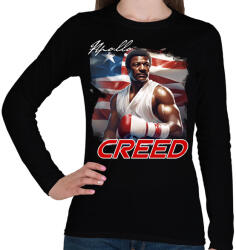 printfashion APOLLO CREED - Női hosszú ujjú póló - Fekete (15628797)