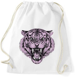 printfashion Tigris - Sportzsák, Tornazsák - Fehér (13880035)