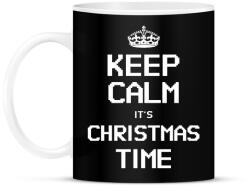 printfashion CHRISTMAS TIME - Bögre - Fekete (10136809)