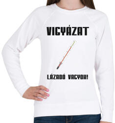 printfashion Lázadó vagyok - Női pulóver - Fehér (6143014)