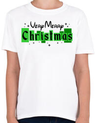 printfashion Nagyon boldog karácsonyt! - Gyerek póló - Fehér (1099990)