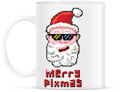 printfashion Merry Pixmas Karácsonyi ajándék - Bögre - Fehér (10900685)