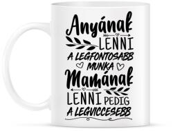printfashion A legfontosabb munka - Bögre - Fehér (4814909)