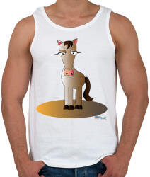 printfashion Méla paci - Férfi atléta - Fehér (455121)