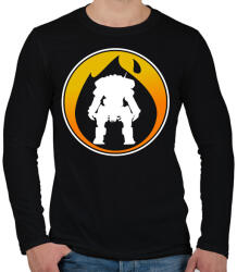 printfashion Titanfall - Férfi hosszú ujjú póló - Fekete (2061542)