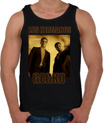 printfashion LOS HERMANOS GECKO - Férfi atléta - Fekete (2298396)