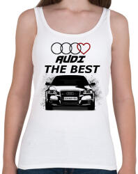 printfashion AUDI THE BEST - Női atléta - Fehér (2187449)