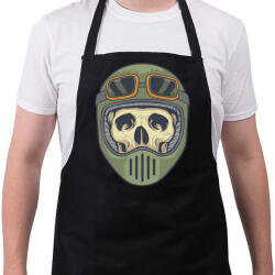printfashion koponya sisak - Kötény - Fekete (4938905)